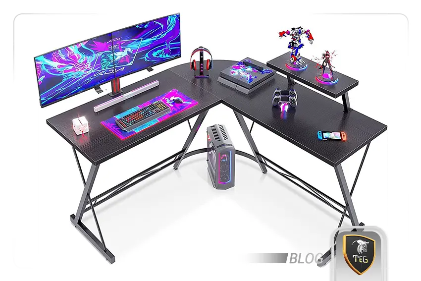 یک میز بازی مدرن به رنگ مشکی طراحی کنید.